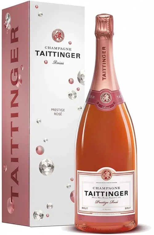CHAMPAGNE BRUT ROSE' PRESTIGE CL.75 12,5° TAITTINGER C/ASTUCCIO