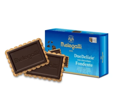 MELEGATTI BISCOTTI DUEDELIZIE CON CIOCCOLATO FONDENTE GR.200