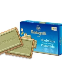 MELEGATTI BISCOTTI DUEDELIZIE CON CIOCCOLATO PISTACCHIO GR.200