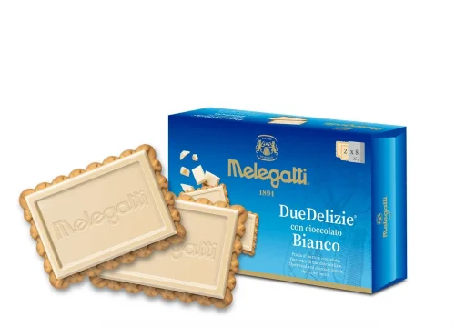 MELEGATTI BISCOTTI DUEDELIZIE CON CIOCCOLATO BIANCO GR.200
