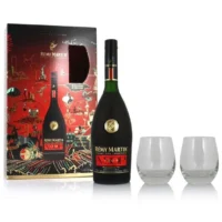 COGNAC FINE CHAMPAGNE REMY MARTIN VSOP CL.70 40° + 2 CALICI