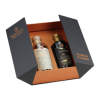 GRAPPA SIBONA AMARO + GRAPPA BARBERA GRADUATA CL.50 CONF.