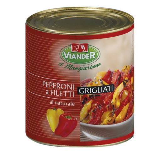 VIANDER/AGRICONS PEPERONI A FILETTI GRIGLIATI IN OLIO GR.800