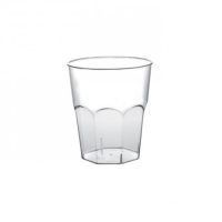 BICCHIERE TUMBLER CILINDRICO CC.200 PZ.6 TRASPARENTE