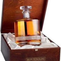 GRAPPA  BEPI TOSOLINI CRYSTAL SWAROVSKI DECANTER CL.70 C/CAS.