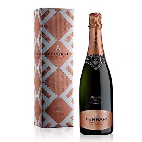 TRENTO DOC BRUT ROSE' MAXIMUM CL.75 12,5° C/AST.  FERRARI