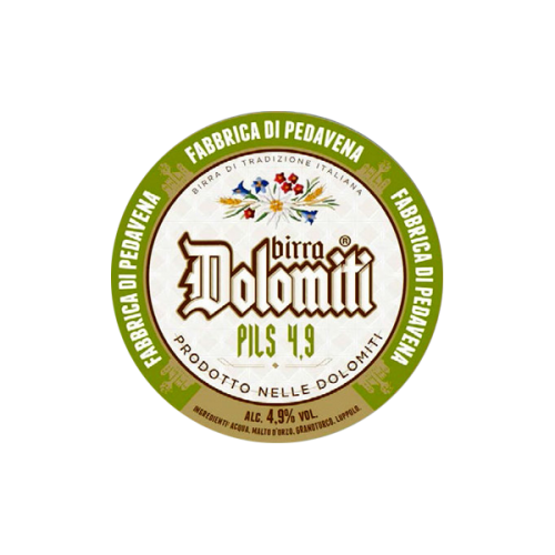 FUSTO BIRRA DOLOMITI PILS 4,9° LEONARDO 24 LT