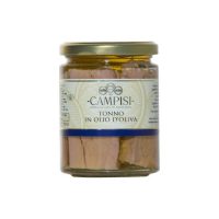 CAMPISI TONNO IN OLIO D’OLIVA GR.300 VASO VETRO