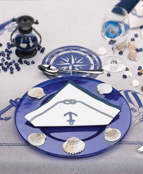 TOVAGLIA 100 X 100 MARINA BLU X 25 PIERROT