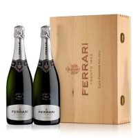 TRENTO DOC BRUT BLANC DE BLANCS MAXIMUM 2 BOTT. CL.75 CASS.LEGNO FERRARI