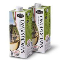 VINO B. SAN CRISPINO BIANCO  LT.1 10,5° BRIK CANTINE RONCO