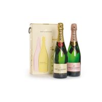 CHAMPAGNE MOET & CHANDON TWIN SET IMPERIAL + ROSE’ CL.75