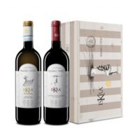 CASSETTA LEGNO ISKRA VINO MONTEPULCIANO RISERVA + MALVASIA MARINA CVETIC CL.75 MASCIARELLI