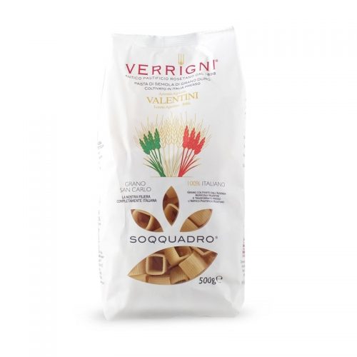VERRIGNI PASTA SOQQUADRO GRANO SAN CARLO GR.500 VV TRAFILATA IN ORO