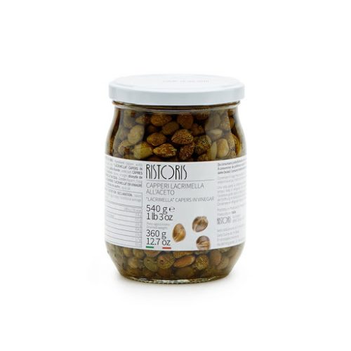 RISTORIS CAPPERI LACRIMELLA ALL'ACETO VASO VETRO GR.540