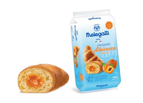 MELEGATTI CROISSANT ALBICOCCA 300 GR (6 PEZZI)
