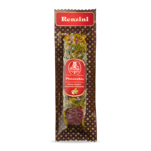 RENZINI SALAME CON GRANELLA DI PISTACCHIO GR.180
